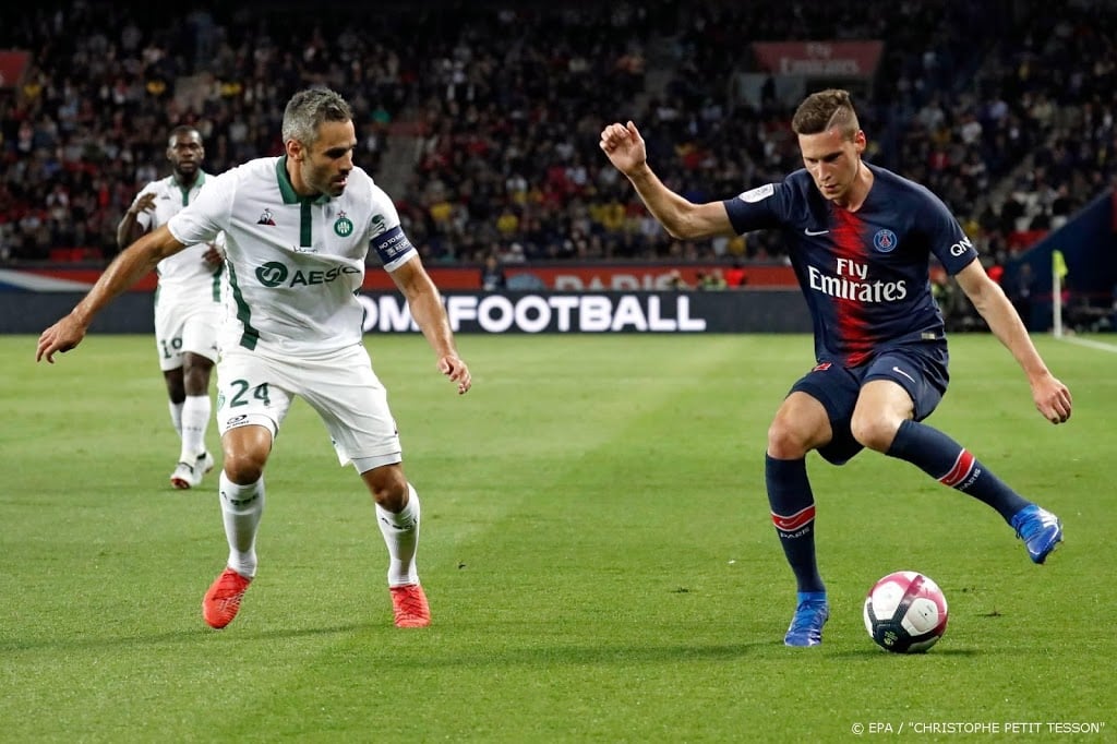 Aanvoerder Saint-Étienne stopt na charge op Mbappé