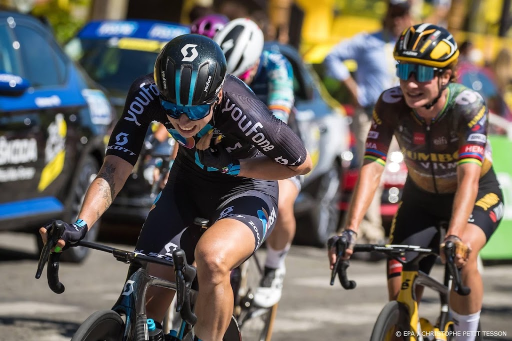 Wiebes verlaat Tour de France Femmes