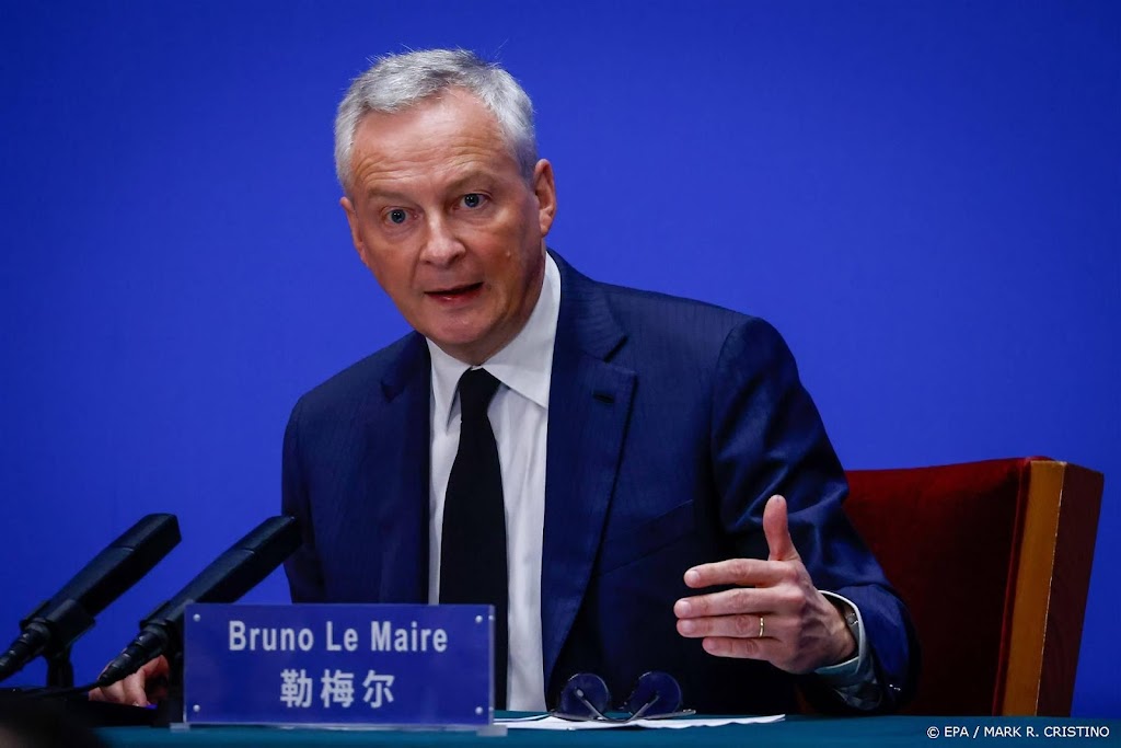 Minister Le Maire: Frankrijk wil betere toegang tot Chinese markt