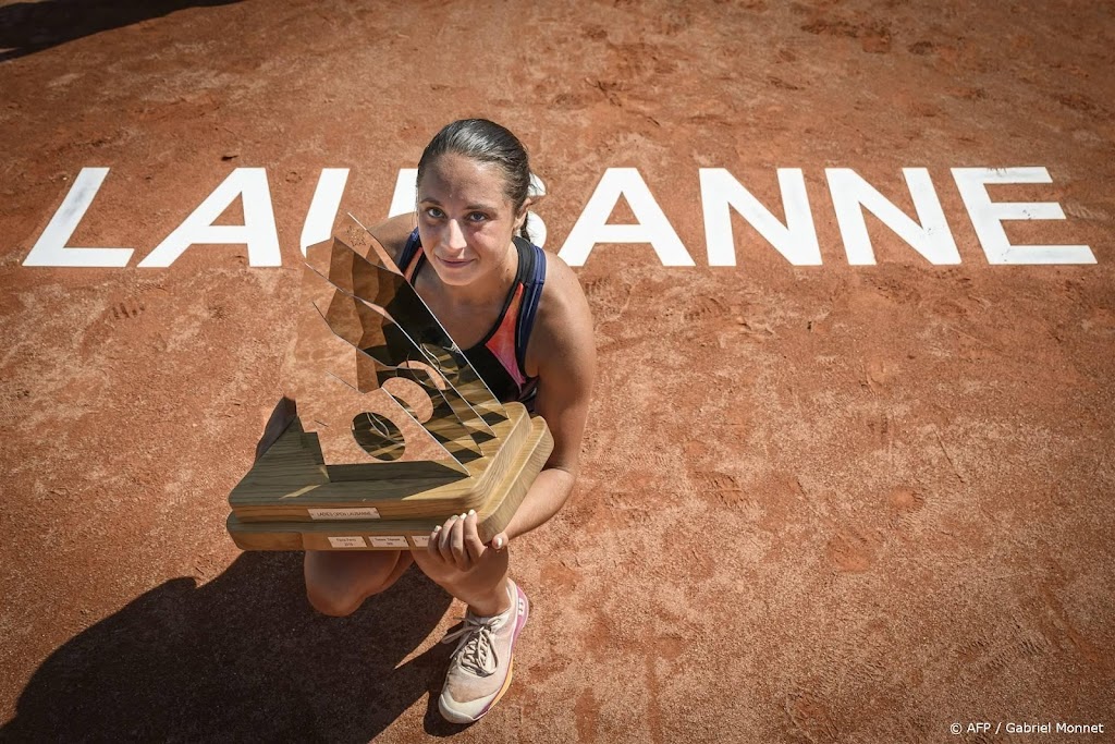 Tennisster Cocciaretto wint voor het eerst een WTA-toernooi