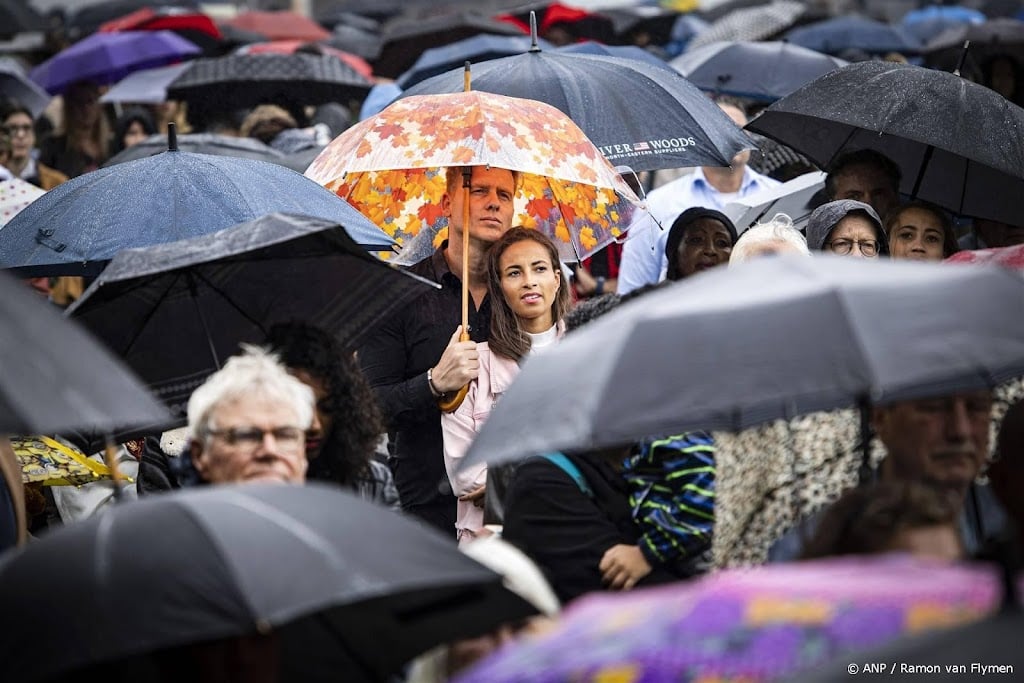 Weer een kletsnatte maand, gemiddelde temperatuur normaal