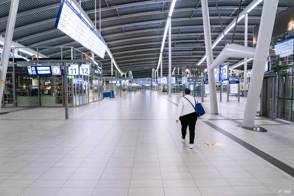 Rustige spits op Utrecht Centraal door staking NS-medewerkers