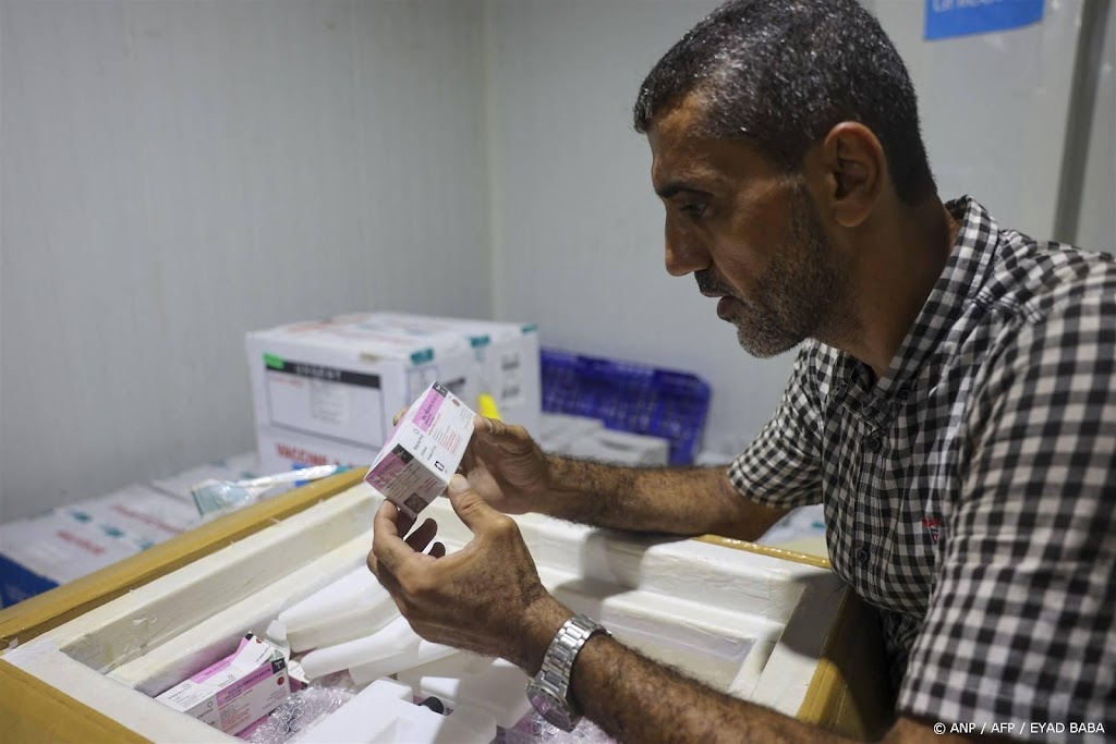WHO: eerste 1,2 miljoen poliovaccins in Gaza aangekomen 