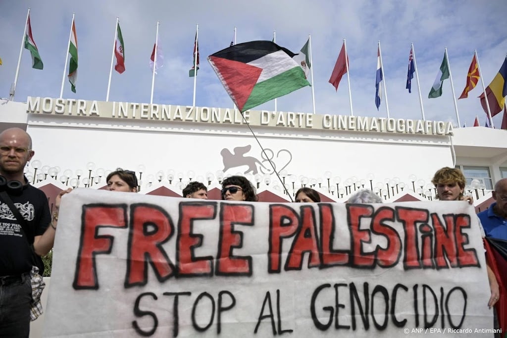 Duizenden protesteren voor Gaza tijdens filmfestival Venetië