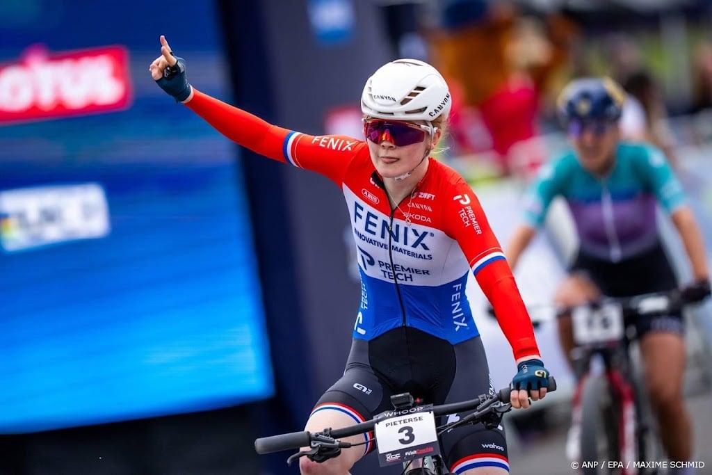 Pieterse grijpt net naast medaille bij WK mountainbike