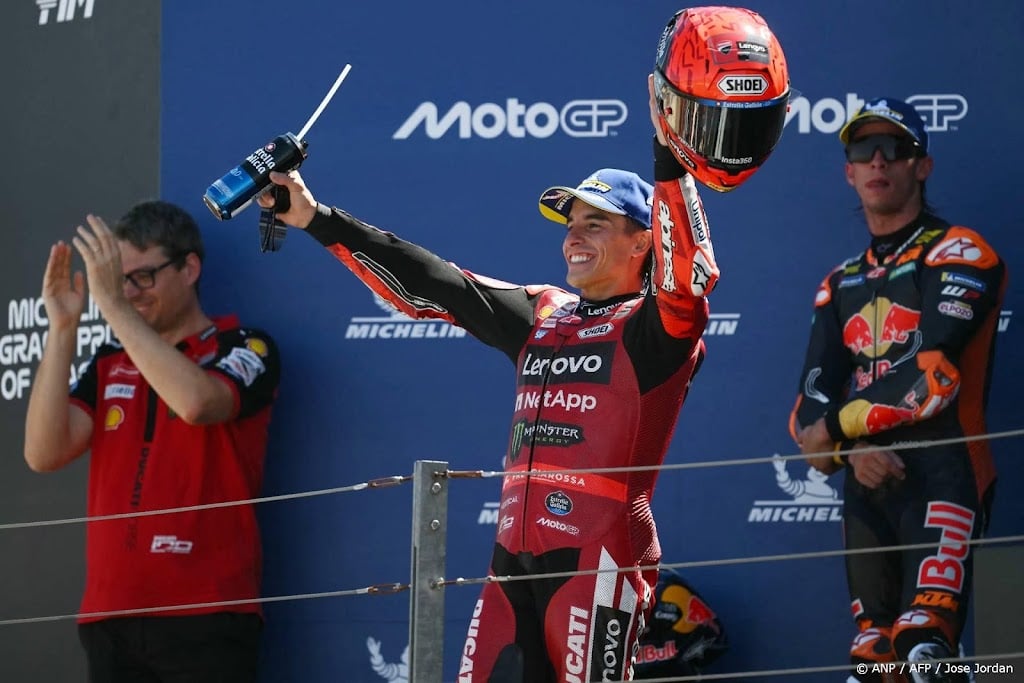 Márquez opnieuw de beste in GP van Aragon in MotoGP