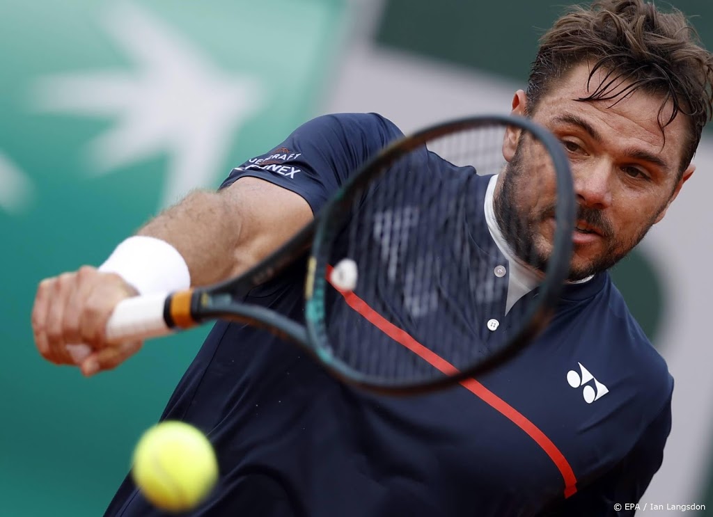 Tennisser Wawrinka in Parijs naar derde ronde