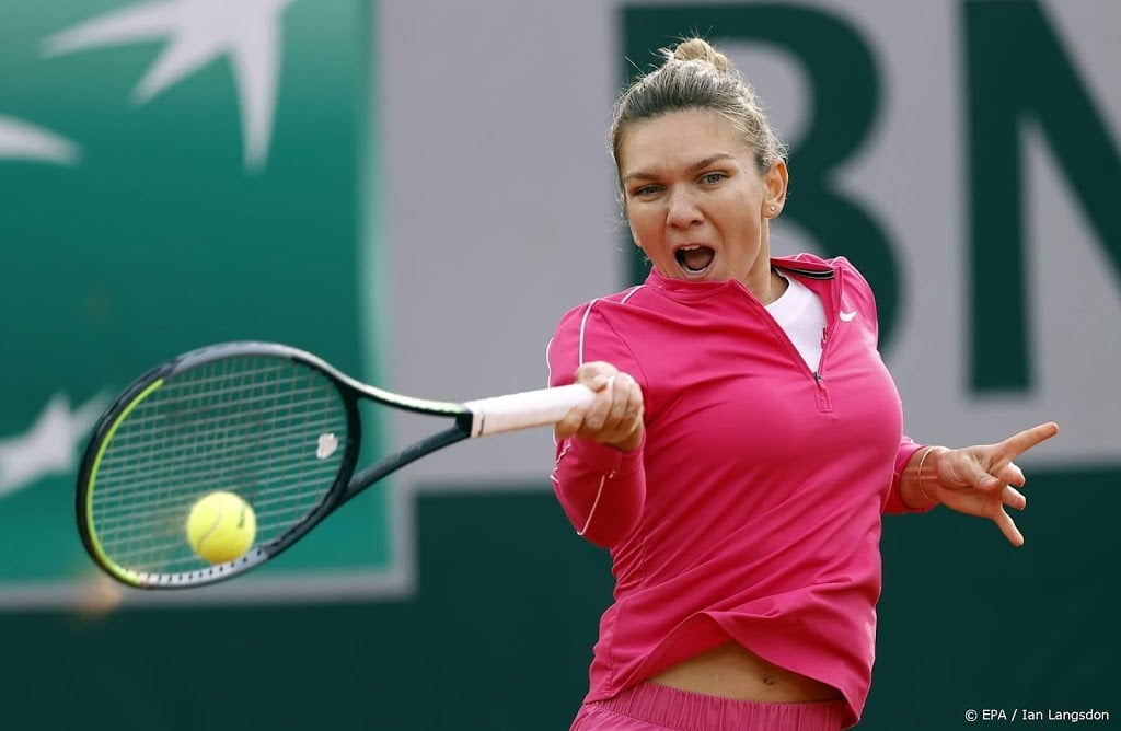 Tennisster Halep na zege op Begu op herhaling tegen Anisimova