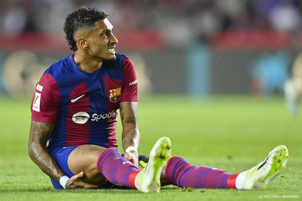 FC Barcelona voorlopig ook zonder Raphinha