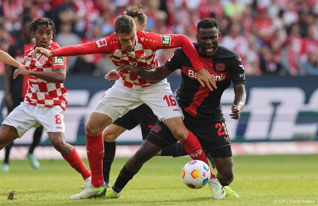 Bayer Leverkusen weer aan kop in Bundesliga na zege bij Mainz