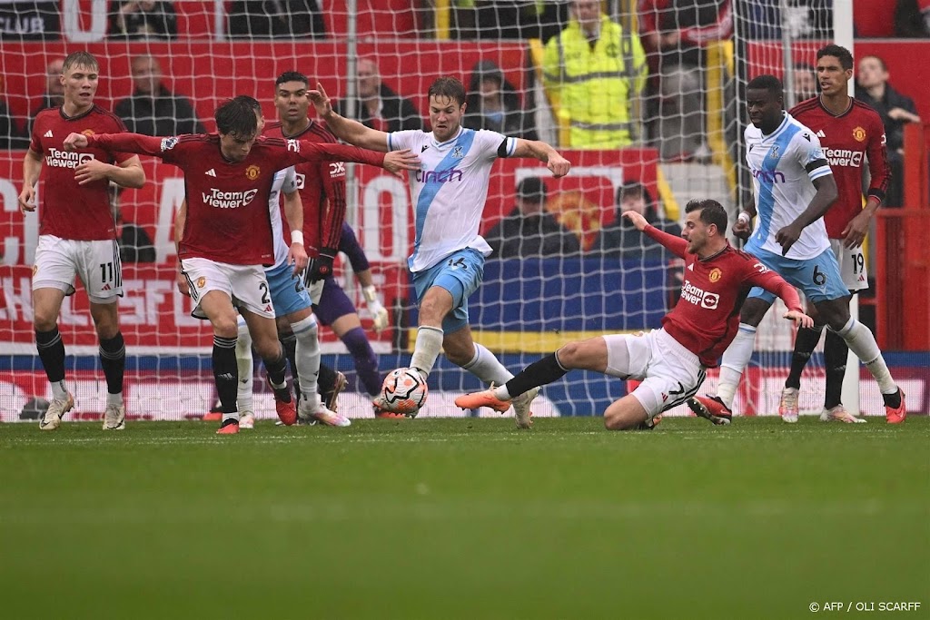 Manchester United op eigen veld ten onder tegen Crystal Palace