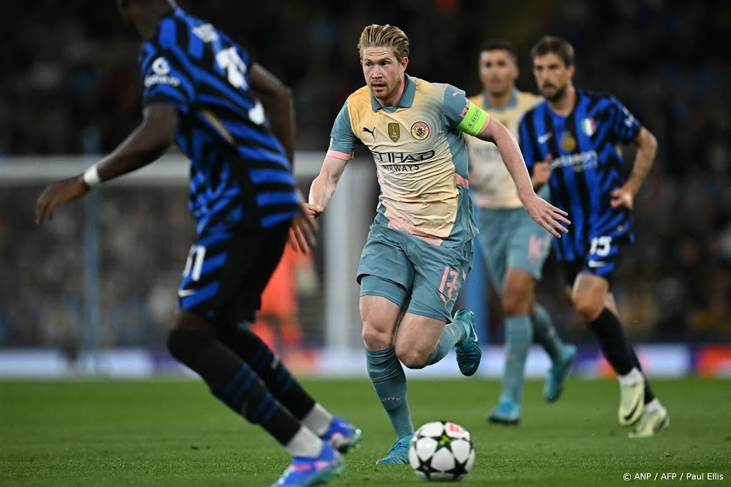 Guardiola verwacht De Bruyne pas na interlands terug bij City