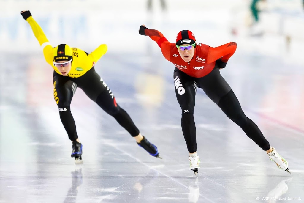 Winnaars Ter Mors en N'tab missen het publiek in leeg Thialf 