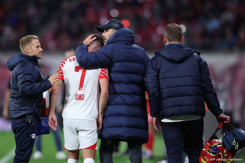 RB Leipzig is Spaanse spelmaker Olmo opnieuw lang kwijt