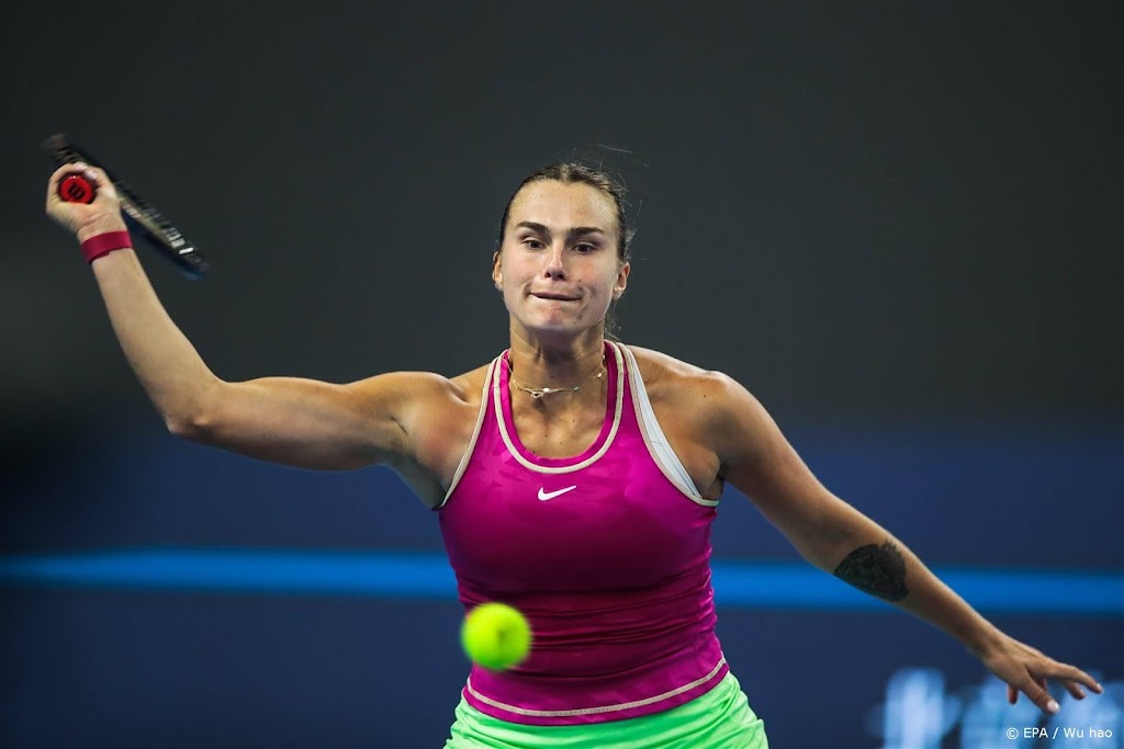 Sabalenka bekritiseert tennisbond WTA over organisatie Finals 