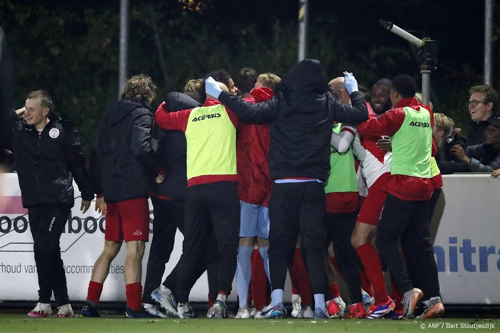 Laat doelpunt helpt Barendrecht aan bekerstunt tegen NAC Breda