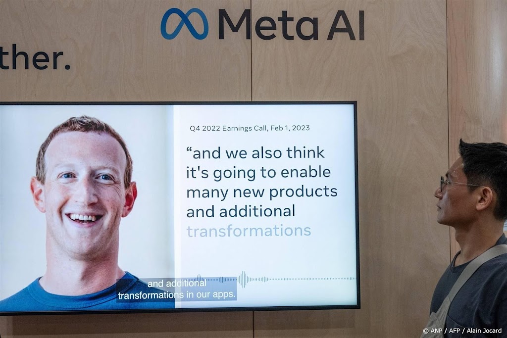 Meer omzet en winst voor moederbedrijf Facebook, mede door AI