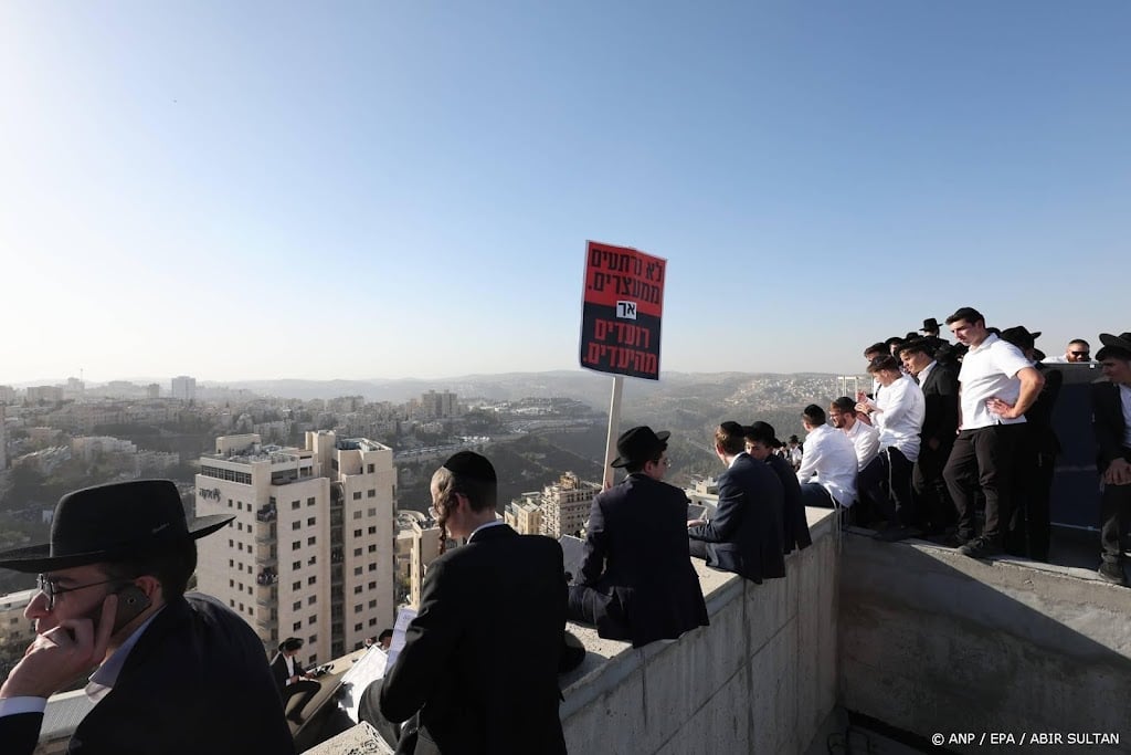 Tienduizenden ultraorthodoxen in Jeruzalem tegen dienstplicht