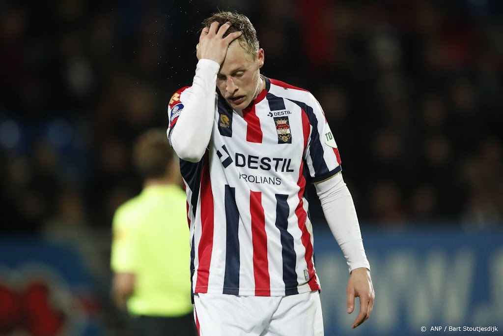 Willem II mist verdediger Bergström in uitwedstrijd tegen Ajax