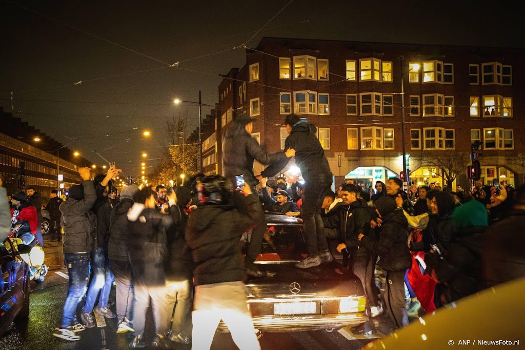 Mercatorplein Amsterdam rond duel Marokko veiligheidsrisicogebied