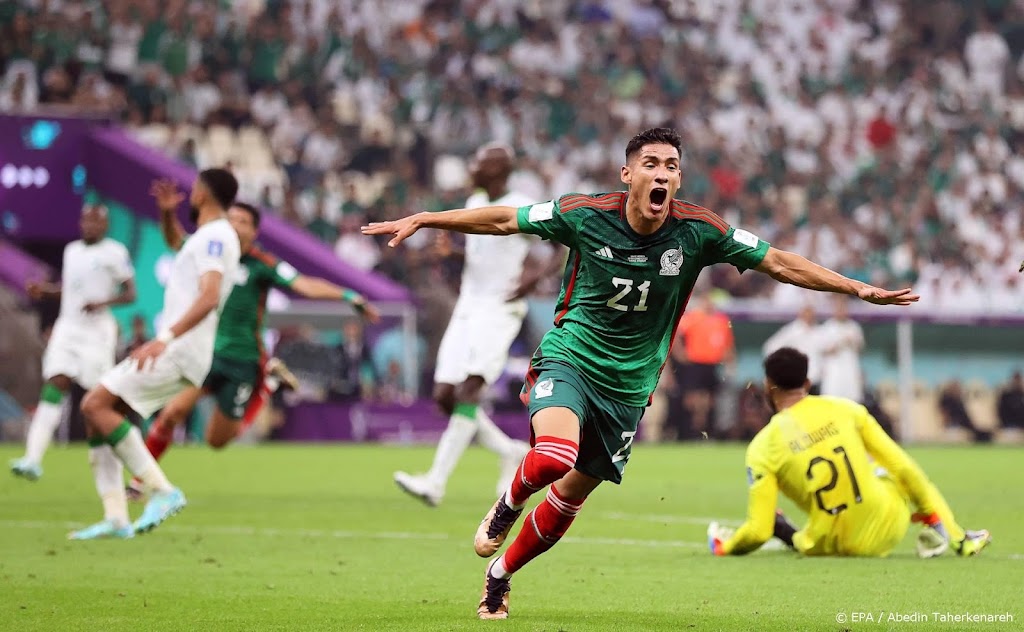 Mexico en Saudi-Arabië uitgeschakeld na onderling WK-duel