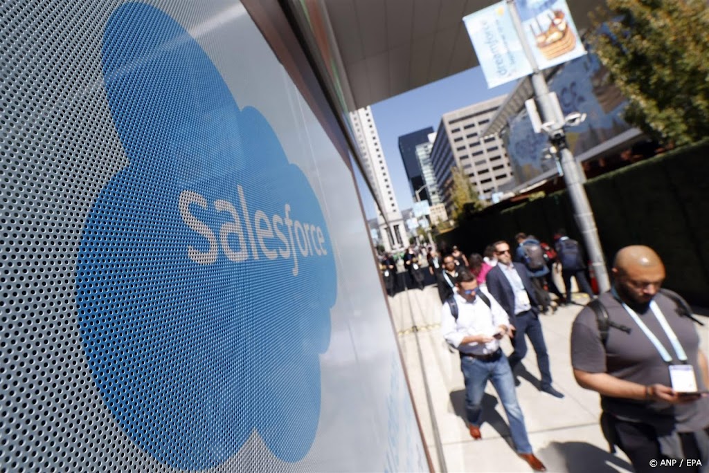 Softwaremaker Salesforce stijgt flink op Wall Street