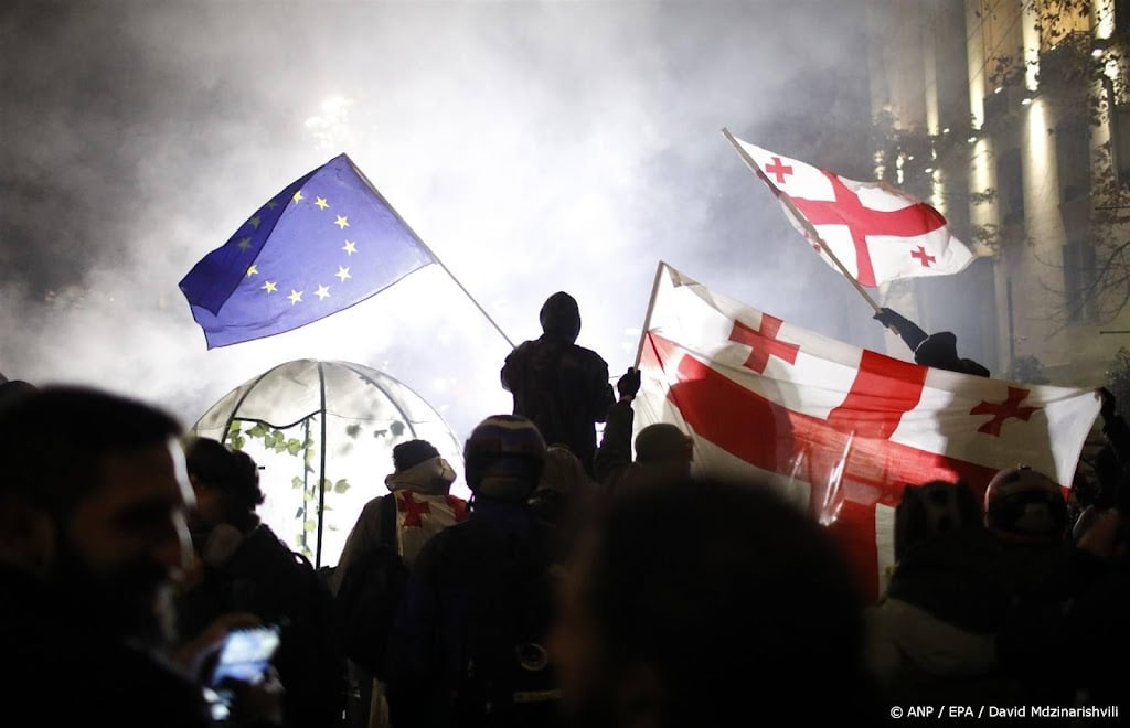 Ruim 100 arrestaties tijdens pro-Europese demonstratie in Georgië