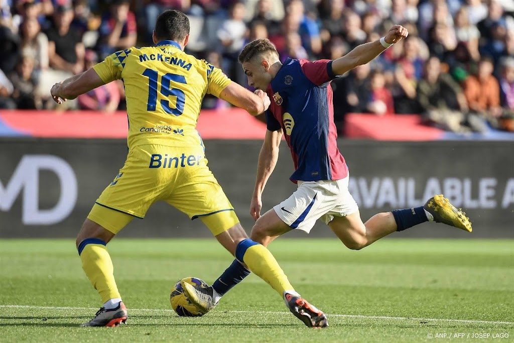 Koploper Barcelona verliest van laag geklasseerd Las Palmas