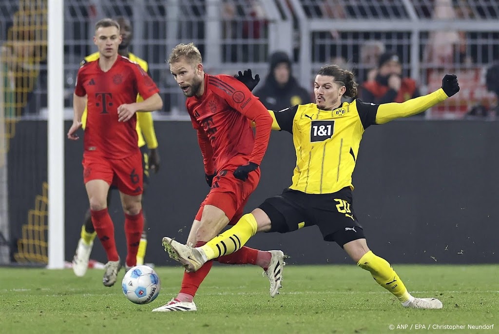 Gelijkspel bij topper tussen Dortmund en Bayern, blessure Kane
