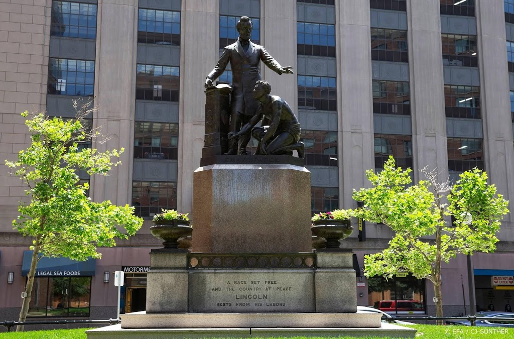 Boston verwijdert standbeeld Abraham Lincoln