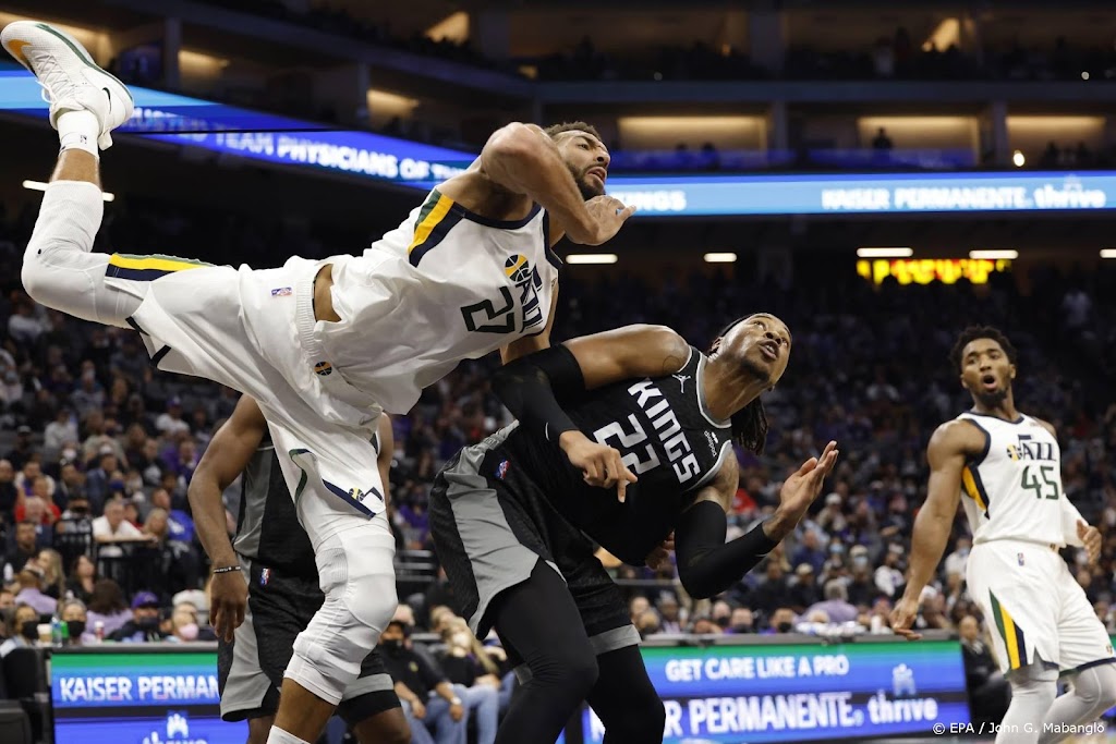 Gobert en Gay leiden Utah Jazz in NBA naar vijfde zege op rij