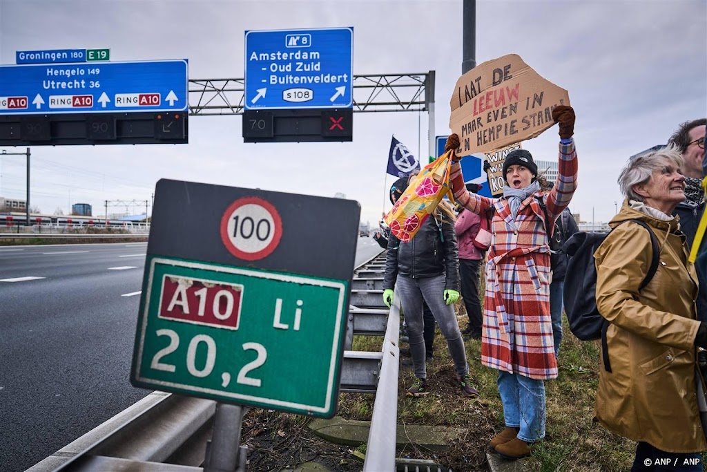 ANWB: omleiding door demonstratie op A10 in Amsterdam