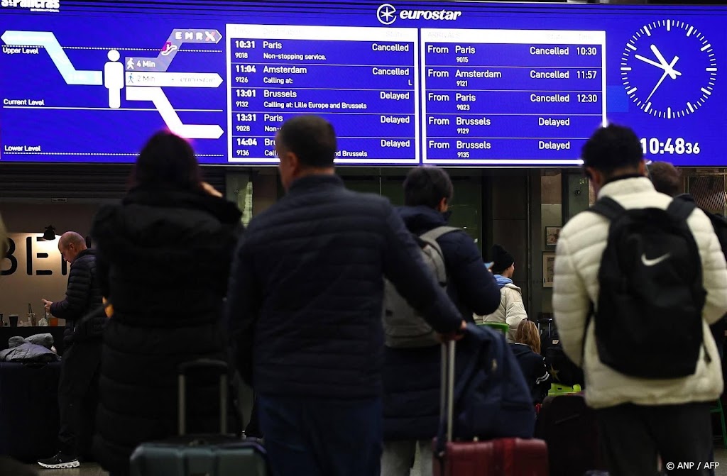 Eurostar annuleert zaterdag alle 41 treinen van en naar Londen
