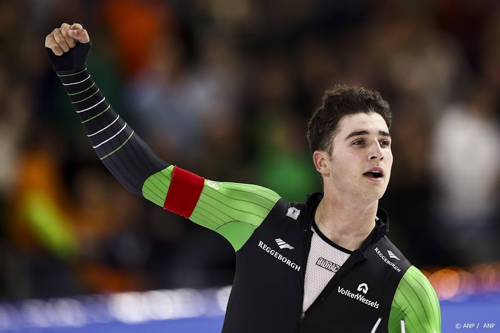 Schaatser De Boo bij NK ook beste op 1000 meter, Krol mist WK