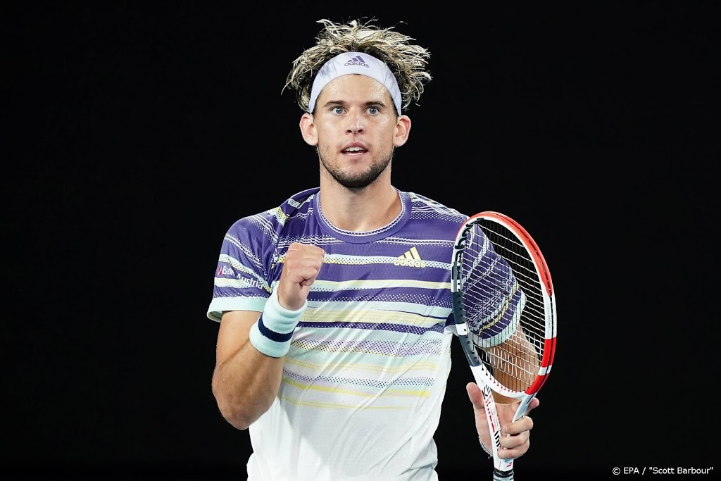 Tennisser Thiem bereikt finale Australian Open