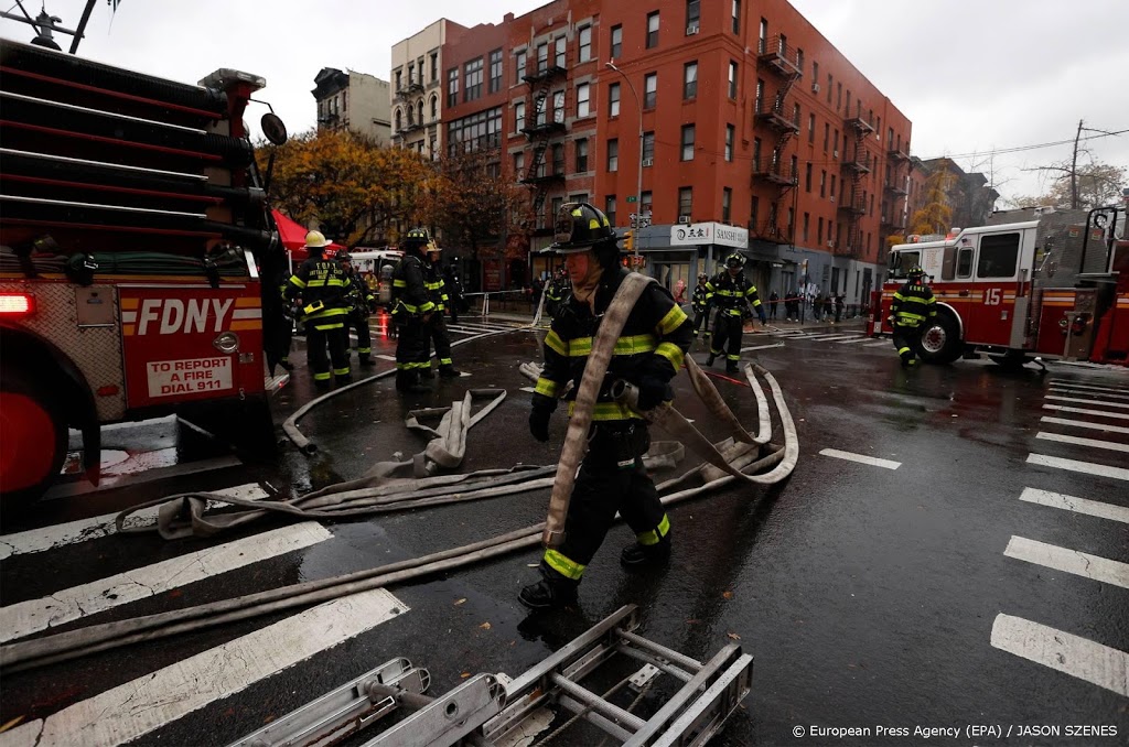 21 brandweermannen gewond door brand in gebouw New York