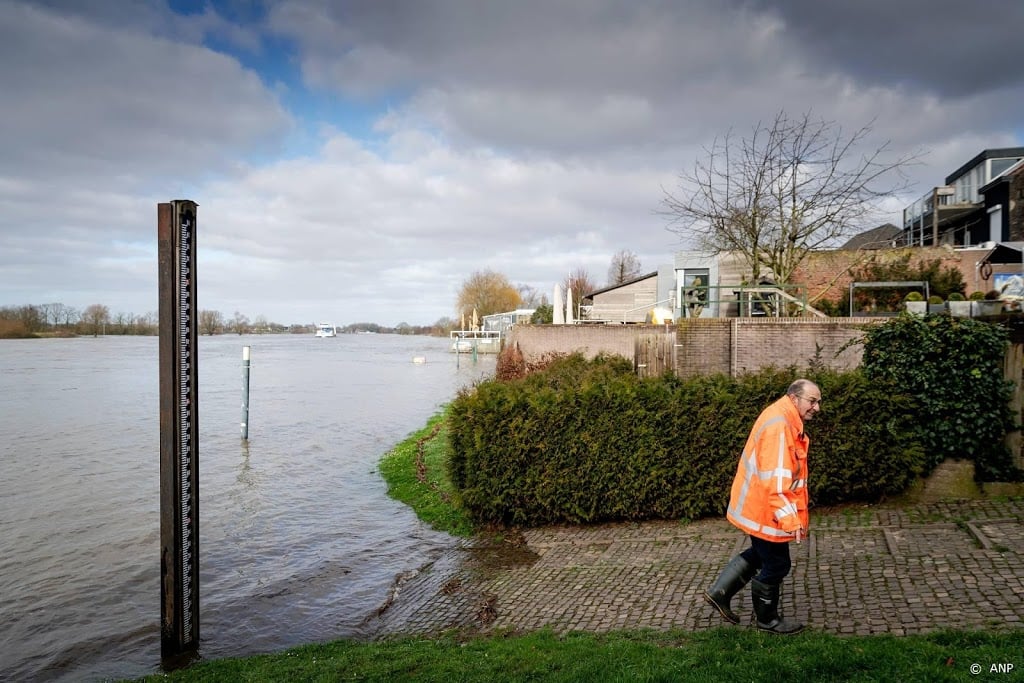 Hoogwater Maas heeft top bereikt, daling zet in