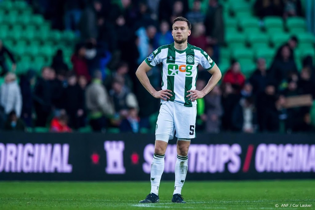 Verdediger Te Wierik laat contract bij FC Groningen ontbinden