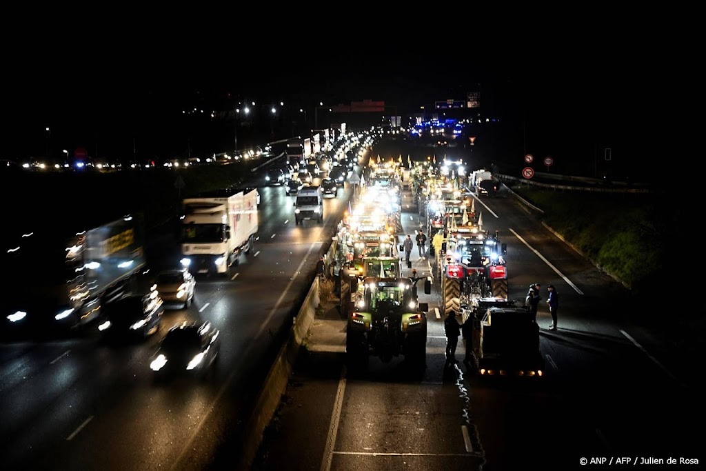 Eerste tractoren rijden Brussel in voor blokkade Europese top