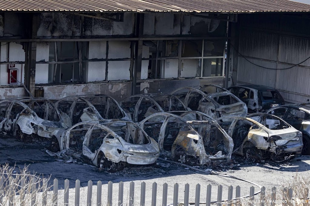 Musk noemt brand bij Tesla-dealer in Rome terrorisme