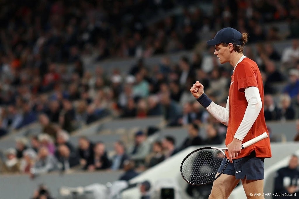 Sinner op Roland Garros ook na derde ronde nog zonder setverlies 