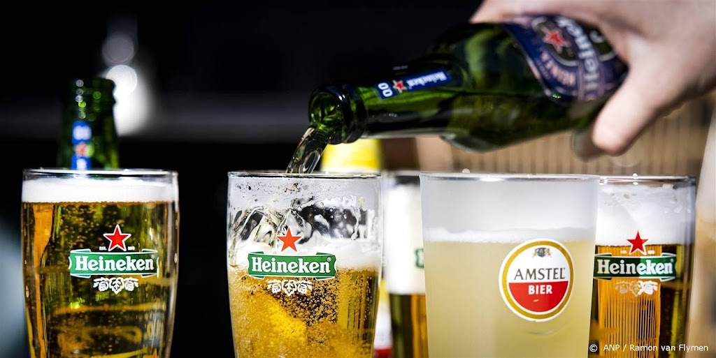 Heineken onderaan in lagere AEX na verlaging verwachting