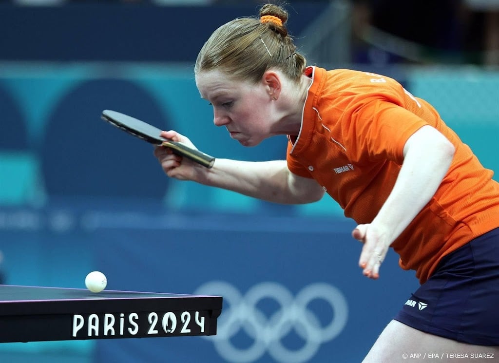 Tafeltennisster Eerland wint één game tegen olympisch kampioene