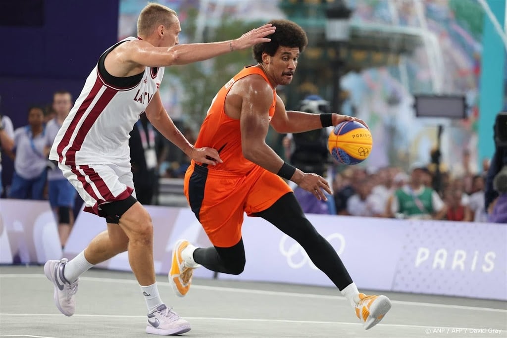 3x3-basketballers onderuit tegen titelverdediger Letland