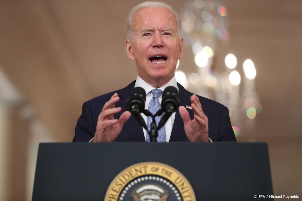 Biden noemt evacuatie uit Afghanistan buitengewoon succes 