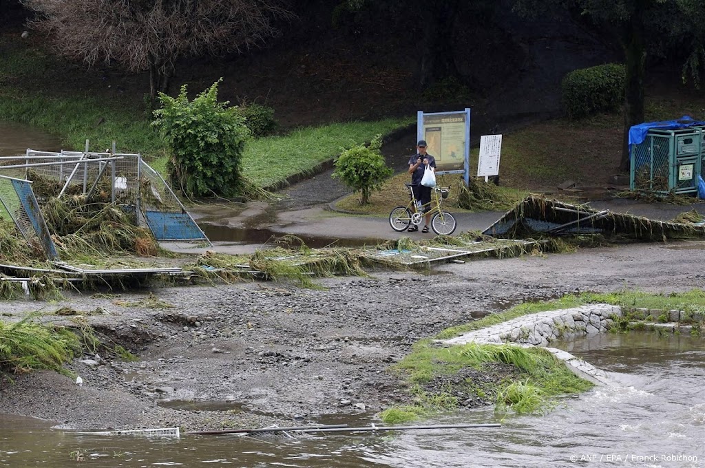 Japan kampt nog altijd met overstromingen door tyfoon