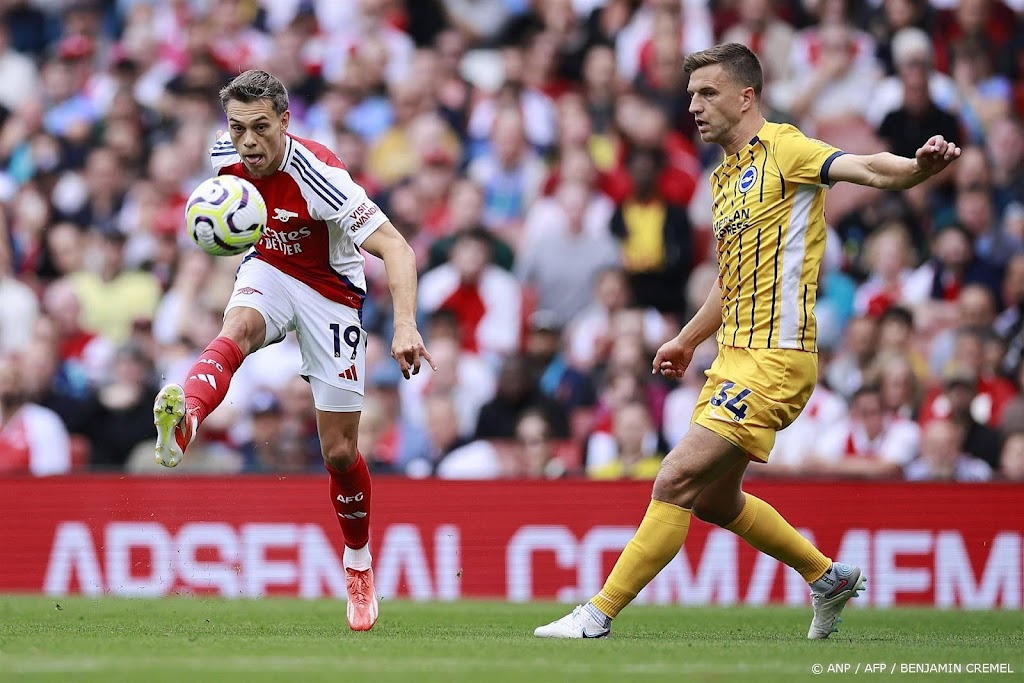 Arsenal en Brighton na 1-1-gelijkspel nog ongeslagen