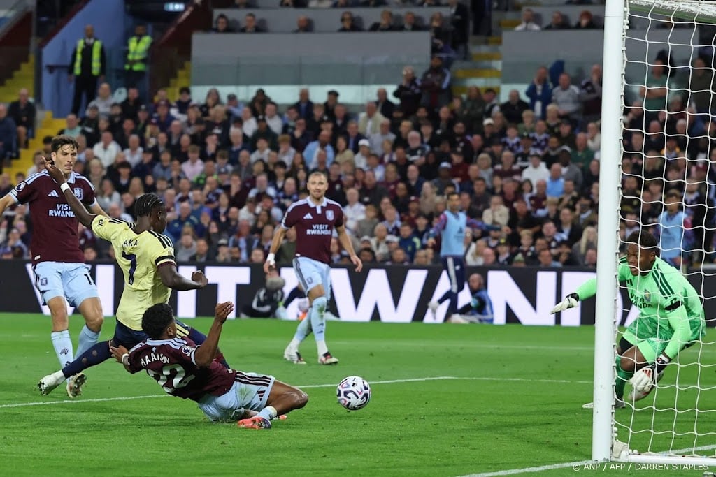 Titelverdediger Arsenal boekt nipte zege bij Aston Villa