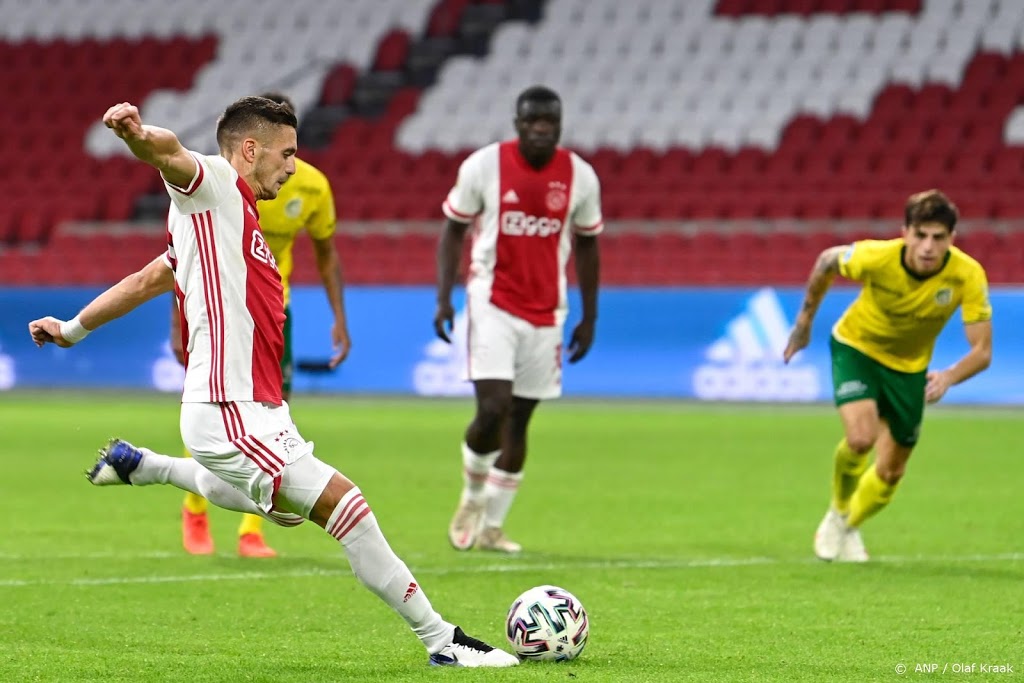 Ajax verslaat Fortuna Sittard dankzij drie strafschoppen met 5-2