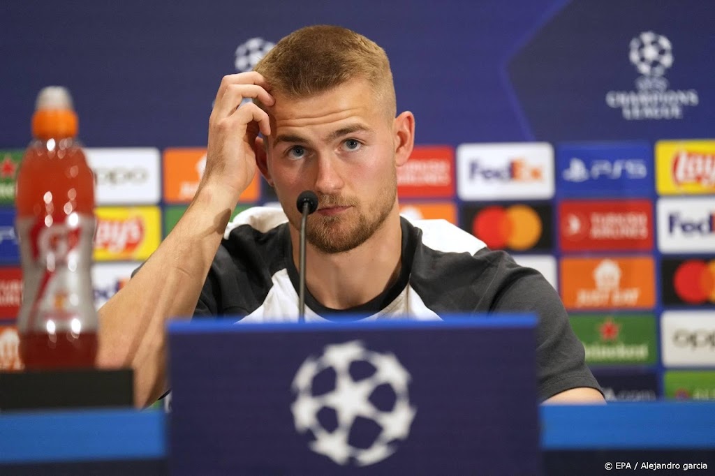 De Ligt door spierblessure vraagteken voor duel met Inter